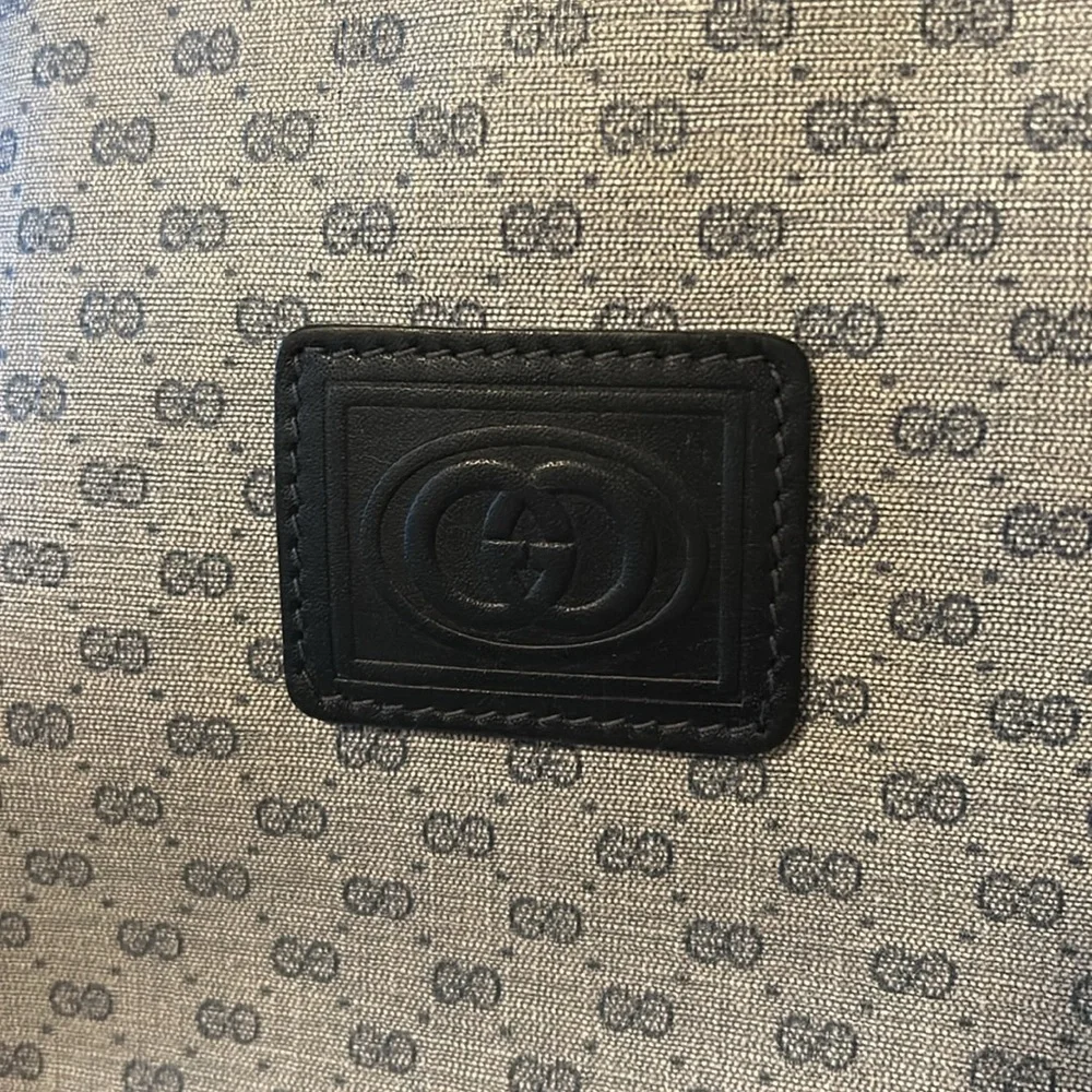 GUCCI Vintage Hobo monogram canvas bag EUC - Picture 2 of 16